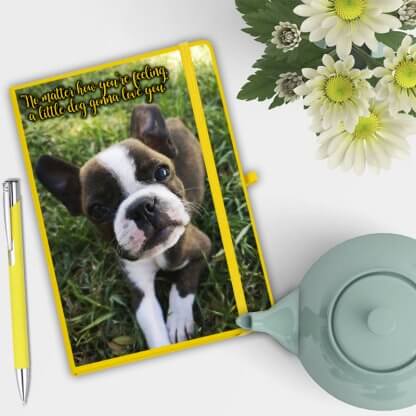 personalised photo notebook