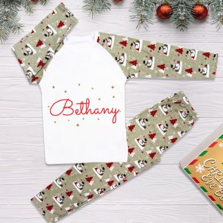 personalised Christmas pyjamas