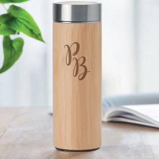 Personalised Bamboo Flask