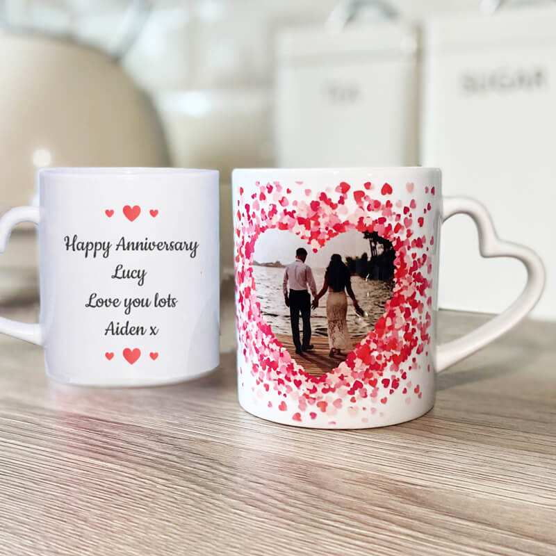 Personalised Heart Mug