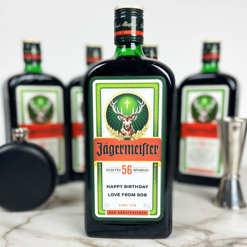 Personalised Jager Bottle