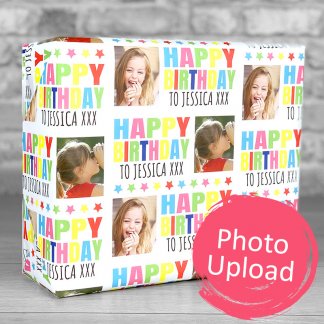 personalised wrapping paper