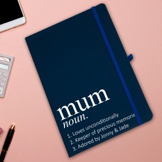 personalised mum notebook