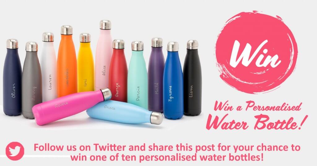 Personalised Water Bottle Giveaway