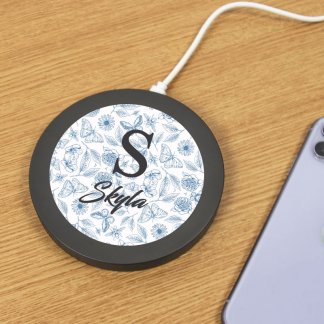 Circular Wireless Charger With Coloured Base