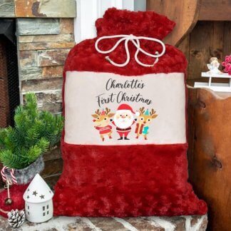 Personalised Red Santa Sacks