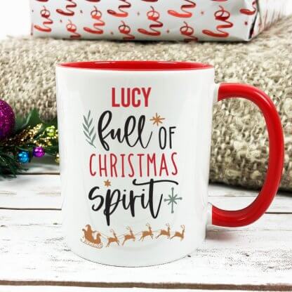 Personalised Christmassy Mugs