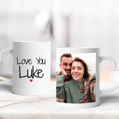 Love You Heart Mug