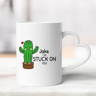 Stuck on you mug