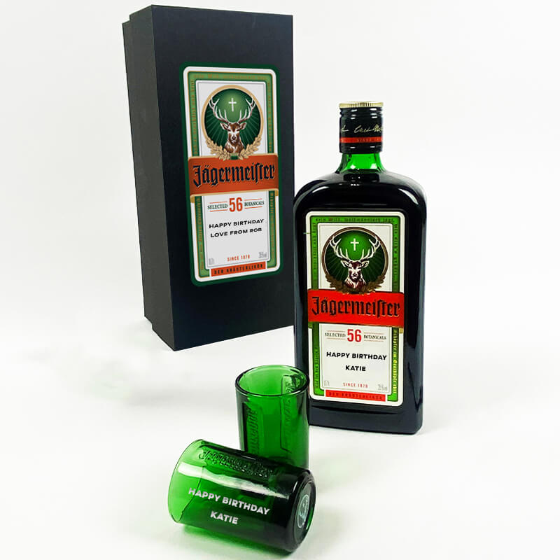 Personalised Jagermeister Gift Set Add a Personal Touch .co.uk