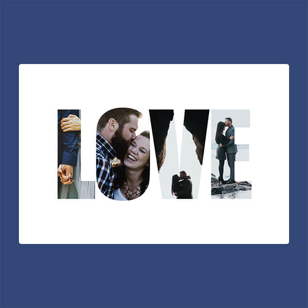 Four Photo Blanket Love Add a Personal Touch