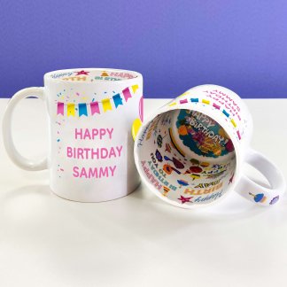 Personalised Balloons Birthday Mug