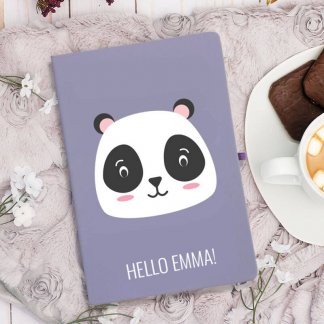 Panda Face Notebook