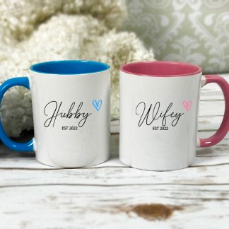 Hubby & Wifey Mugs