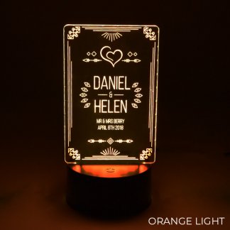 Personalised Couples Light