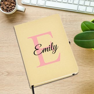 A5 Eco Notebook with Initial Design