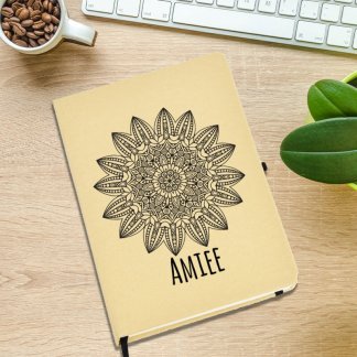 A5 Eco Notebook with Mandala Design