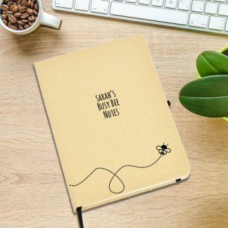 A5 Eco Notebook with Busy Bee Design