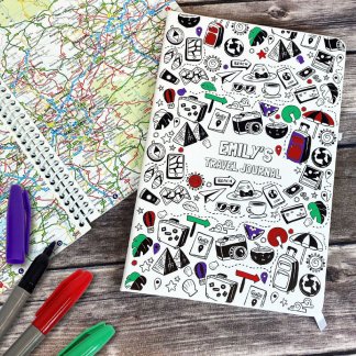 A5 Travel Colour Me In Notebook